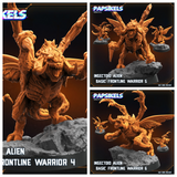 3D Printed Papsikels Insectoid Alien Basic Frontline Warrior Set May 2025 Alien vs. Humans Reconnaissance28mm 32mm