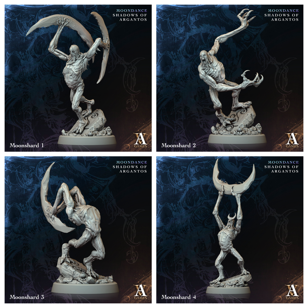 3D Printed Archvillain Games Moonshard Moondance - Shadows of Argantos 28 32mm D&D