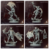 3D Printed Archvillain Games Blutgeir Marauder Bloodright - Crimson Legion 28 32mm D&D