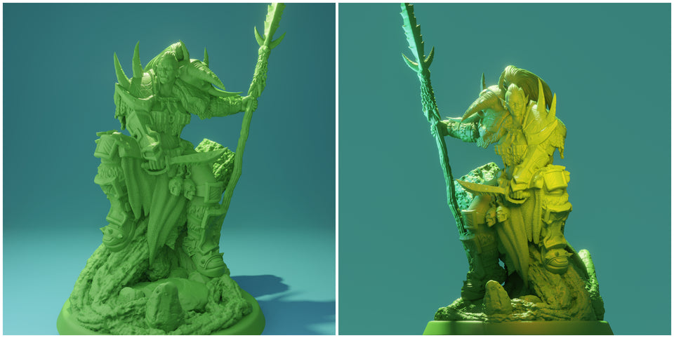 3D Printed Nafarrate Orc Set Orcs Army 28 32 mm D&D