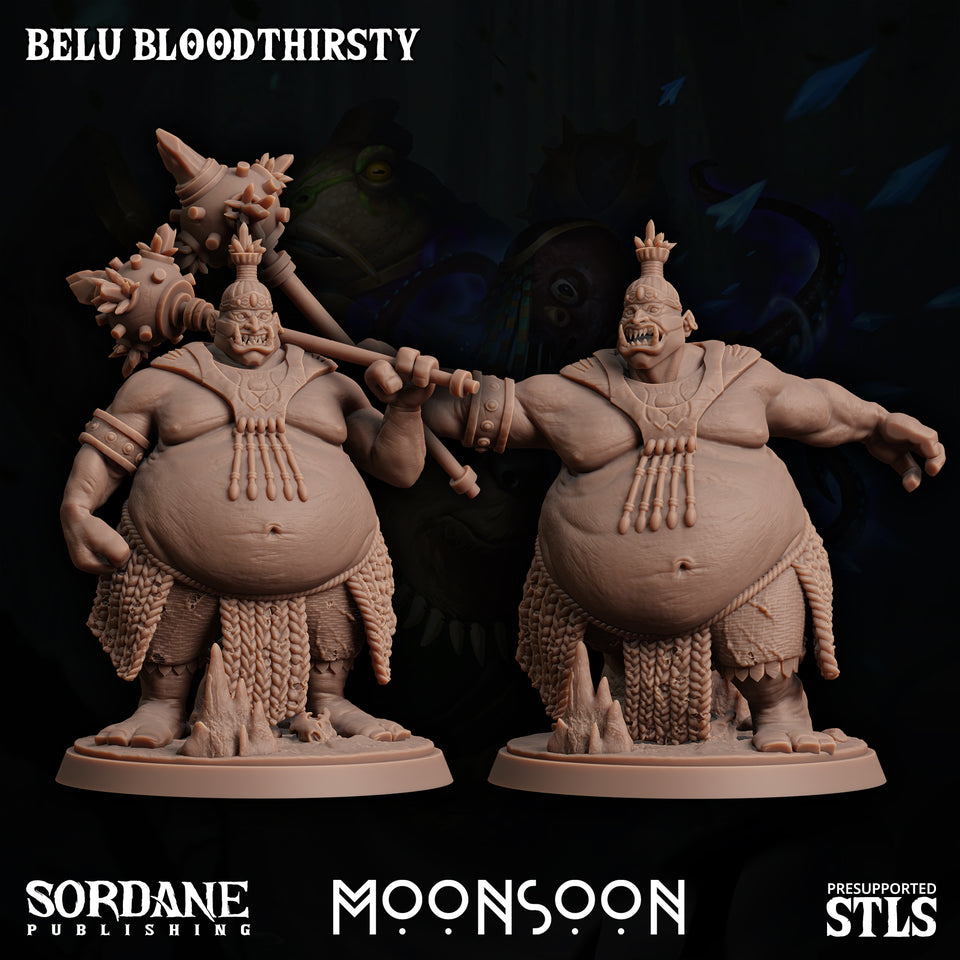 3D Printed Sordane Publishing Belu Bloodthirsty Moonsoon 28 32mm D&D