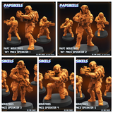 3D Printed Papsikels Papz Industries Wy Pmcs Operator Set July 2024 Scifi 28mm 32mm