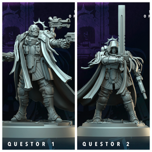 3D Printed Archvillain Games Ardere Questor Ardere - Syndicate Oppression 28 32mm D&D