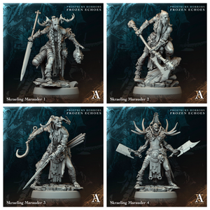 3D Printed Archvillain Games Skraeling Marauder Frostburn Horrors Frozen Echoes 28 32mm D&D