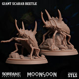 3D Printed Sordane Publishing Giant Scarab Beetle Moonsoon 28 32mm D&D