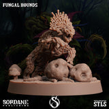 3D Printed Sordane Publishing Fungal Hound 28 32mm D&D