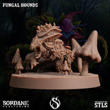 3D Printed Sordane Publishing Fungal Hound 28 32mm D&D