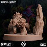 3D Printed Sordane Publishing Fungal Hound 28 32mm D&D