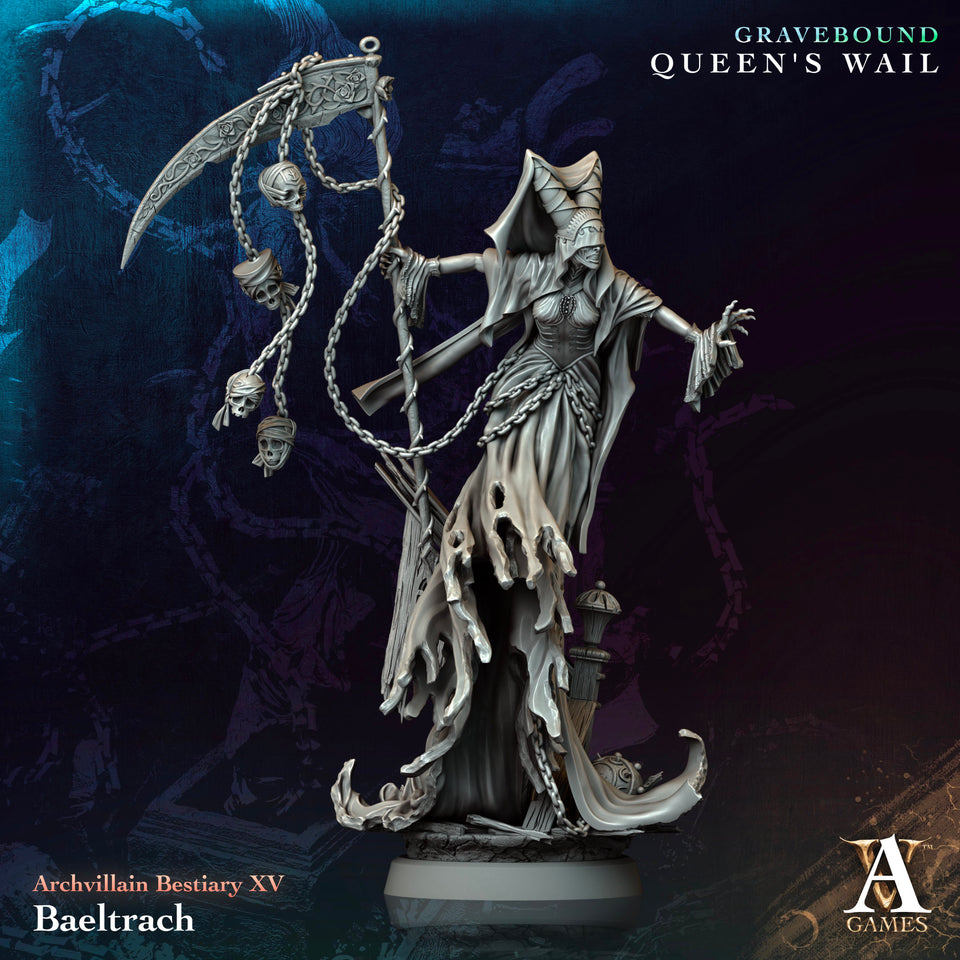 3D Printed Archvillain Games Baeltrach Archvillain Bestiary Vol. ΧV 28 32mm D&D
