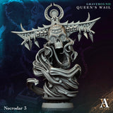 3D Printed Archvillain Games Necrodar Gravebound Queen's Wail 28 32mm D&D