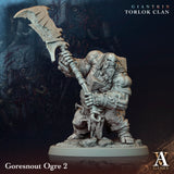 3D Printed Archvillain Games Giantkin - Torlok Clan Goresnout Ogre 28 32mm D&D
