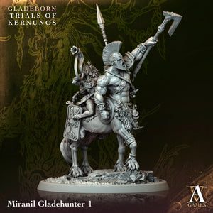 3D Printed Archvillain Games Miranil Gladehunter Gladeborn - Trials of Kernunos 28 32mm D&D