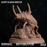 3D Printed Sordane Publishing Giant Scarab Beetle Moonsoon 28 32mm D&D