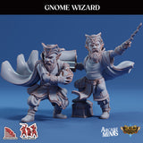 3D Printed Sordane Publishing Arcane Minis Gnome Wizard Swindler's Luck Part Two 28 32mm D&D