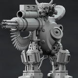 3D Printed Nafarrate Goblin Machine Gun Space Orcs 28mm 32mm D&D