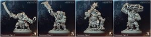 3D Printed Archvillain Games Giantkin - Torlok Clan Goresnout Ogre 28 32mm D&D