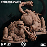 3D Printed Sordane Publishing Grim Broodspawner 28 32mm D&D