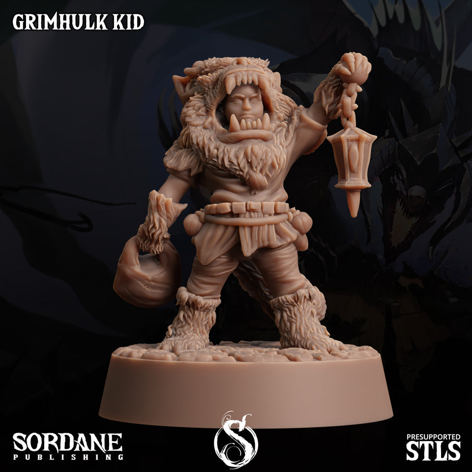 3D Printed Sordane Publishing Halloween Kids 28 32mm D&D