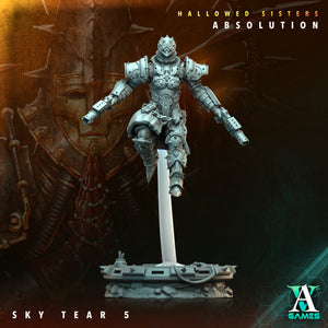 3D Printed Archvillain Games Hallowed Sisters Absolution - Sky Tear 28mm 32mm D&D