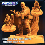 3D Printed Papsikels Human Colonial Anti Hunter Set Skull Hunters 2 The Exterminators 28mm 32mm