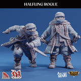 3D Printed Sordane Publishing Arcane Minis Swindler's Luck Part Two - Halfling Rogue 28 32mm D&D