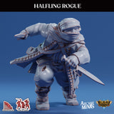 3D Printed Sordane Publishing Arcane Minis Swindler's Luck Part Two - Halfling Rogue 28 32mm D&D