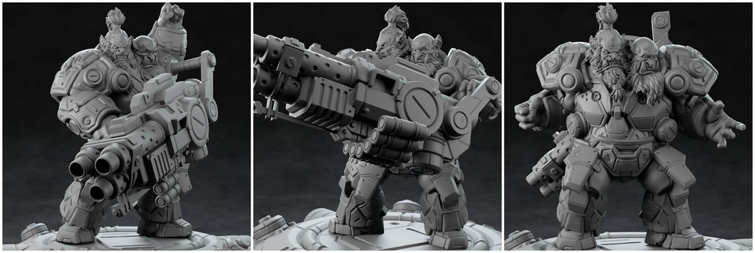 3D Printed Nafarrate Heavy Orc Set Space Orcs 28 32 mm D&D