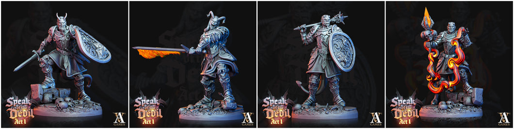 3D Printed Archvillain Games Hellfire Inquisitor Speak of the Devil Act I 28 32mm D&D