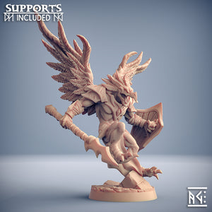 3D Printed Artisan Guild High Griphkins Set Eye Cult Flying Gryphkin 28mm 32mm