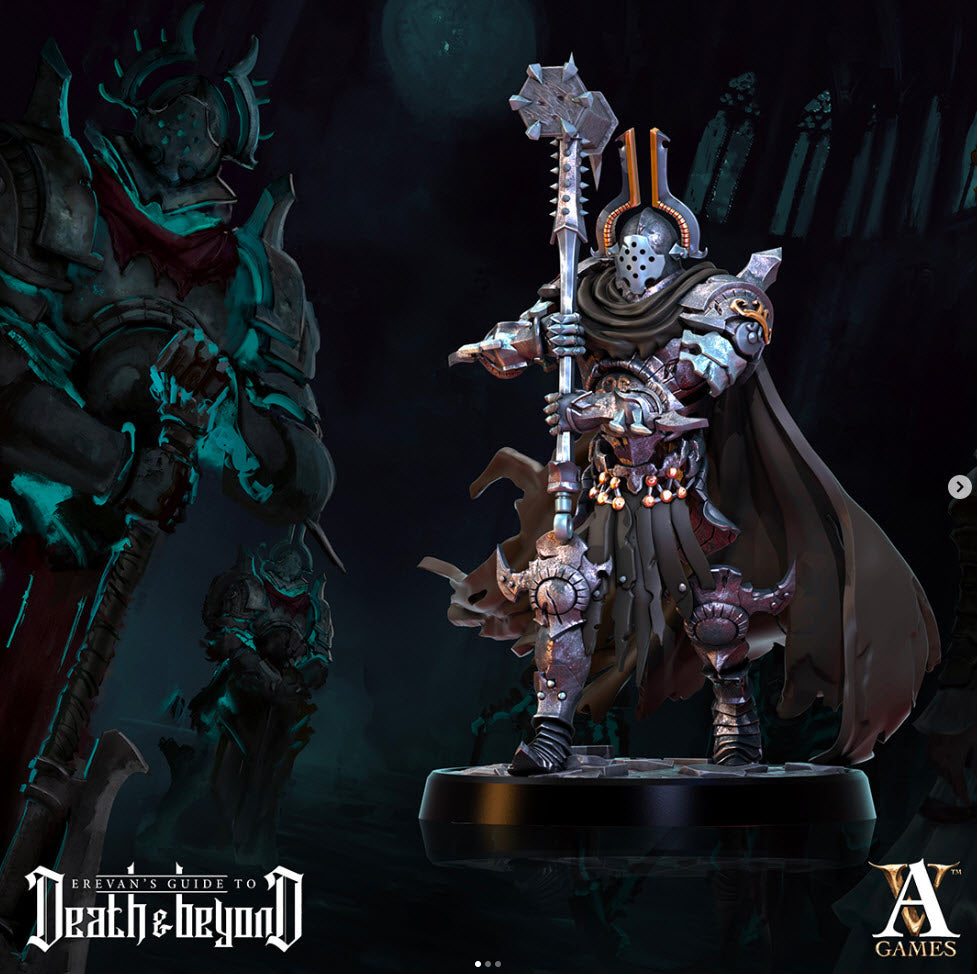3D Printed Archvillain Games Hollow Vessel Death and Beyond 28 32mm D&D
