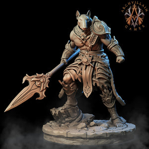 3D Printed Archvillain Games The Astral Court - Celestial Hounds 28mm 32mm D&D