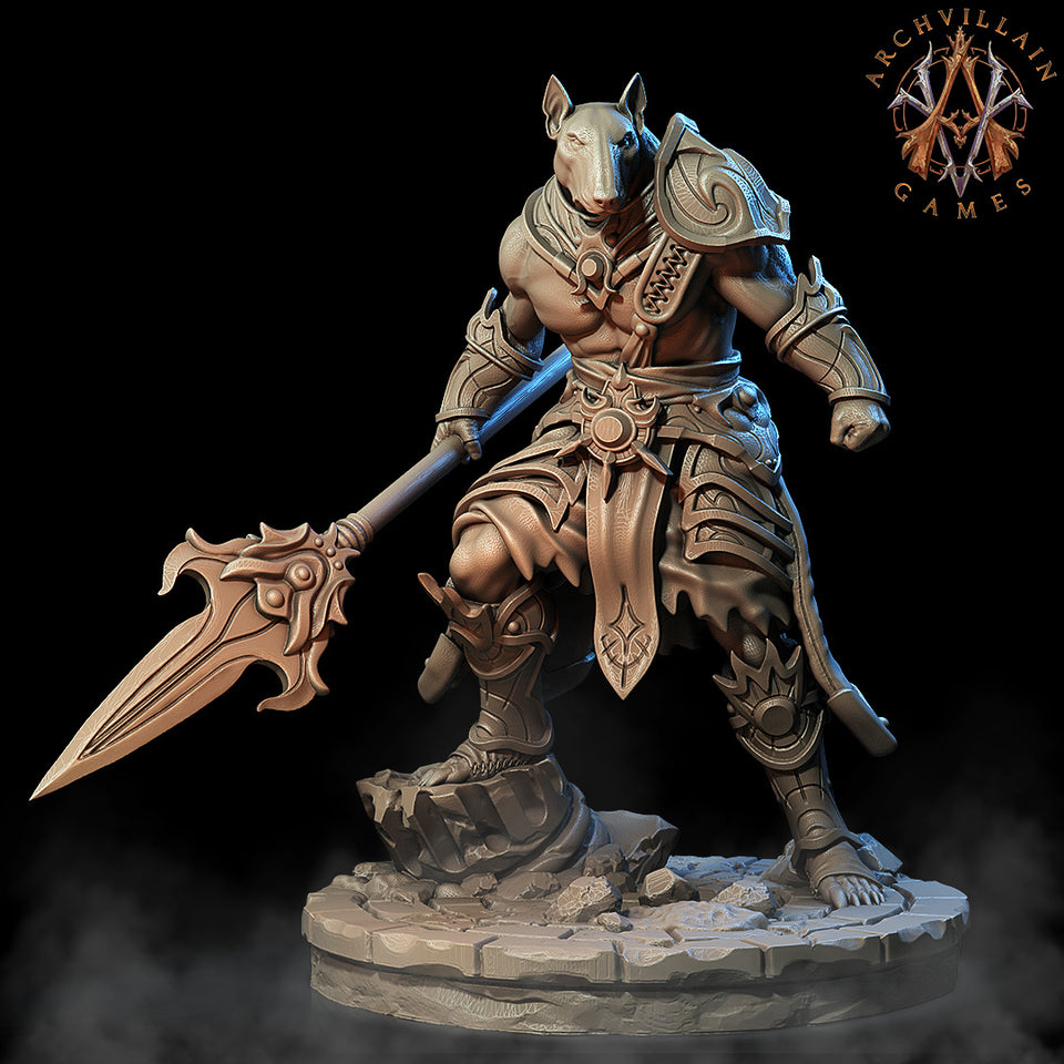 3D Printed Archvillain Games The Astral Court - Celestial Hounds 28mm 32mm D&D