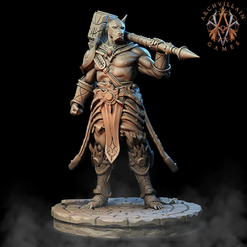 3D Printed Archvillain Games The Astral Court - Celestial Hounds 28mm 32mm D&D