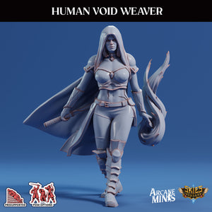 3D Printed Sordane Publishing Arcane Minis Human Void Weaver Swindler's Luck Part Two 28 32mm D&D