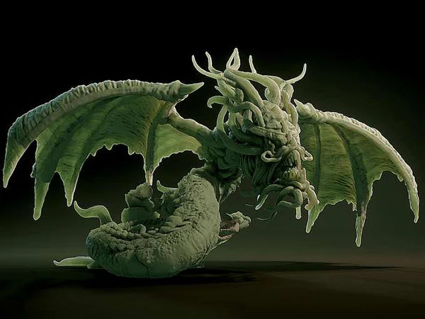 3D Printed Nafarrate Hunting Horror Lovecraftian Bestiary 28 32 mm D&D