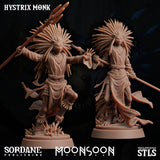 3D Printed Sordane Publishing Hystrix Monk Moonsoon 28 32mm D&D