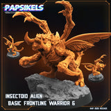 3D Printed Papsikels Insectoid Alien Basic Frontline Warrior Set May 2025 Alien vs. Humans Reconnaissance28mm 32mm
