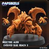 3D Printed Papsikels Insectoid Alien Evolved Slug Roach Set May 2025 Alien vs. Humans Reconnaissance 28mm 32mm