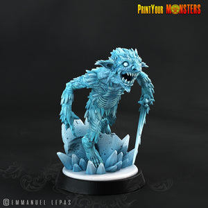 3D Printed Print your Monster Frost Shard Goblins - Ice Goblin 28mm 32mm D&D