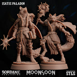 3D Printed Sordane Publishing Isatis Paladin 28 32mm D&D