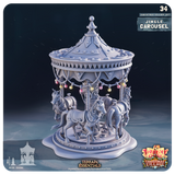 3D Printed Cast n Play Christmas Village Terrain Set 28mm 32mm D&D