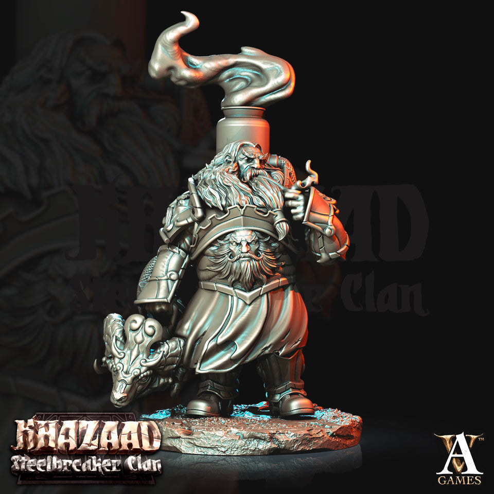 3D Printed Archvillain Games Khazaad Steelbreaker Clan - Steelbreaker Firespitters 28mm 32mm D&D