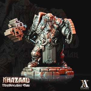 3D Printed Archvillain Games Khazaad Steelbreaker Clan - Steelbreaker Dwarf Warriors 28mm 32mm D&D
