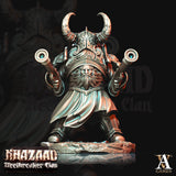 3D Printed Archvillain Games Khazaad Steelbreaker Clan King - Steelbreaker Leadspitters 28mm 32mm D&D
