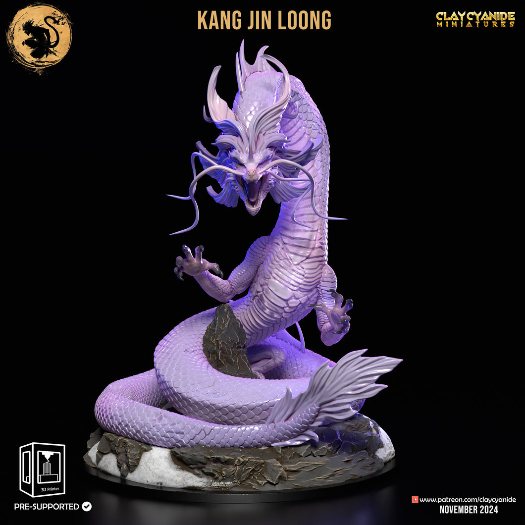 3D Printed Clay Cyanide Kang Jin Loong Black Myth Wukong Set 28 32 mm D&D