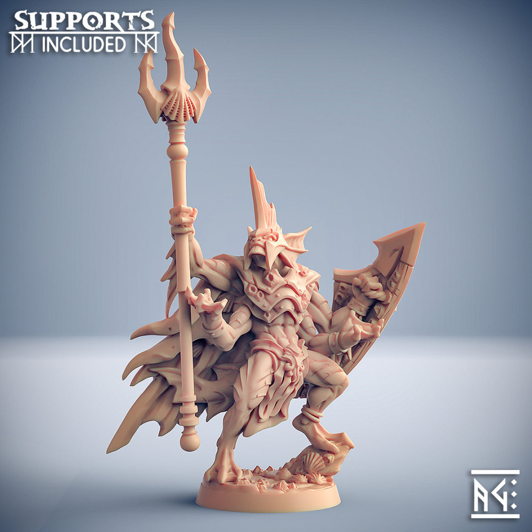 3D Printed Artisan Guild King Osteras The Chosen of Holmuran Death-Tide Jurakin 28mm 32mm