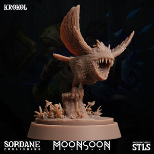 3D Printed Sordane Publishing Krokol Moonsoon 28 32mm D&D