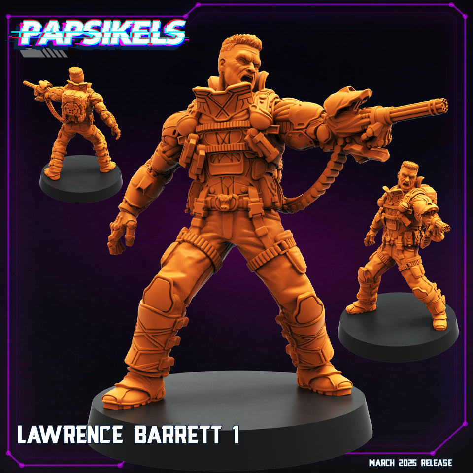 3D Printed Papsikels Lawrence Barrette MARCH 2025 CYBERPUNK 28mm 32mm
