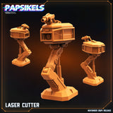 3D Printed Papsikels Lazer Cutter Nov 2024 Scifi 28mm 32mm