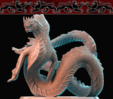 3D Printed Nafarrate Leviathan Bestiary Vol. 1 Bestiary Creatures Volume 1 28 32 mm D&D